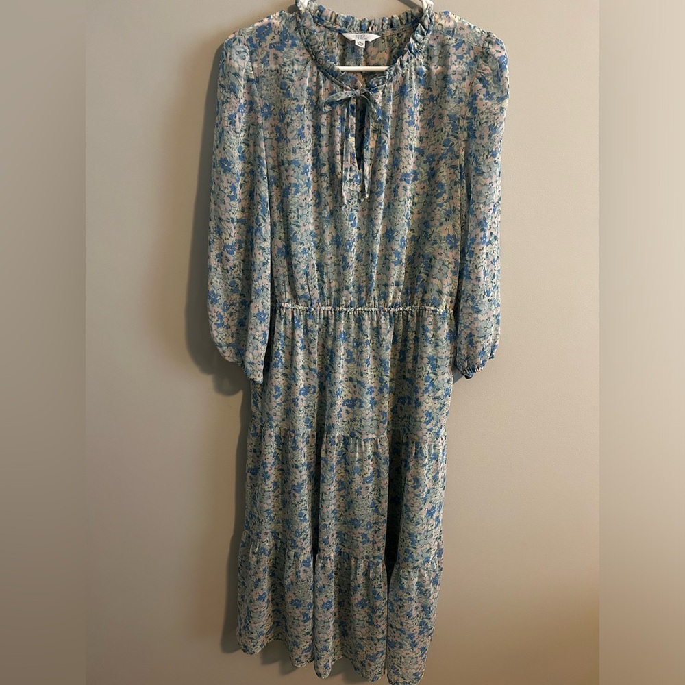 Light Blue Floral Dress